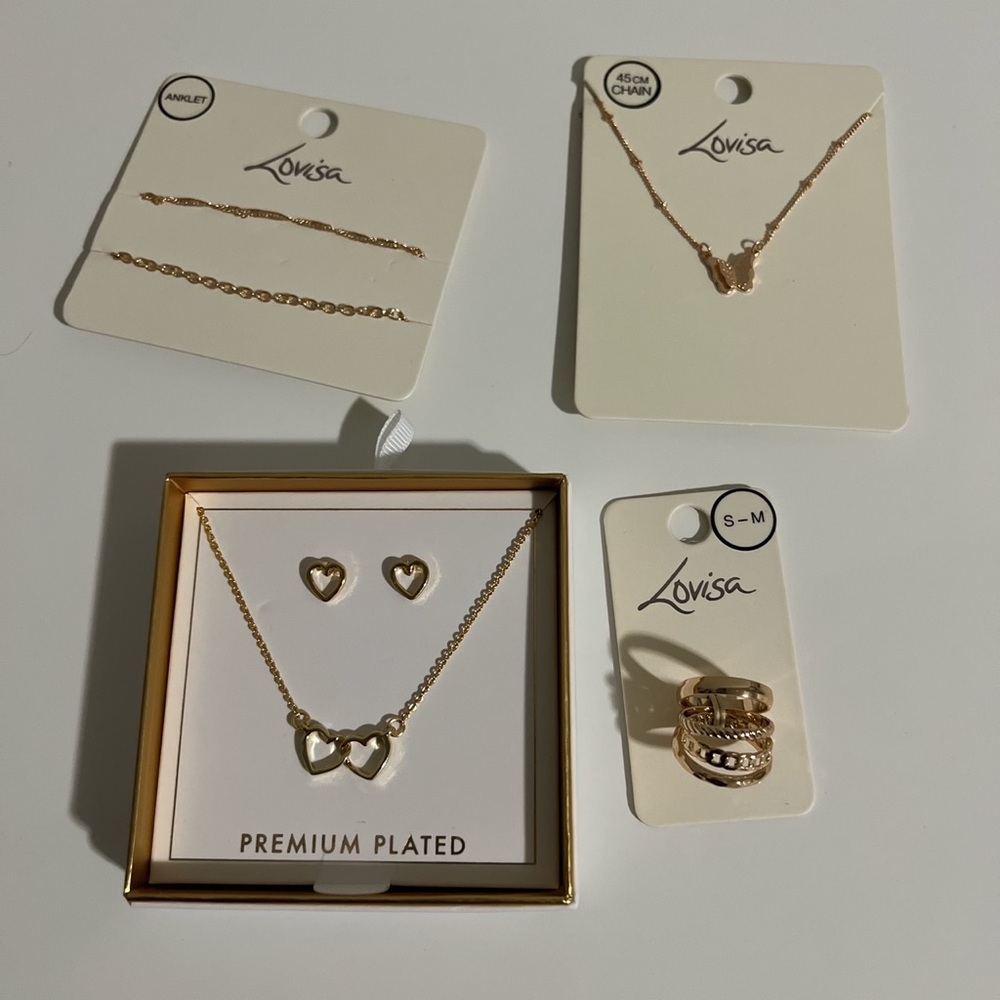 Lovisa gold color jewelry